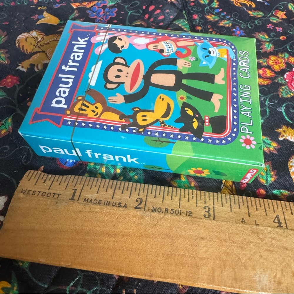 NEW Paul Frank Playing Cards Aquarius Kids Games Gift Julius Monkey Toys Sealed - Picture 3 of 5
